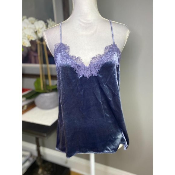 Cami NYC Lavender Velvet Silk Racerback Camisole S - Picture 8 of 12